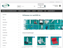 Tablet Screenshot of medi3000.de